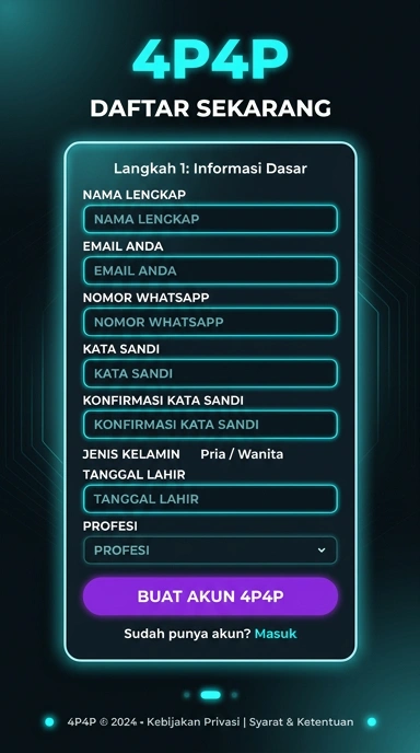 Cara Mudah Registrasi Akun 4p4p untuk Pengguna Android