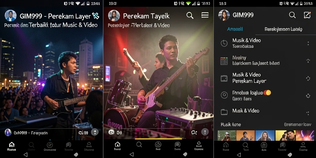 Tampilan antarmuka GIM999 yang intuitif dan fungsional untuk merekam layar.